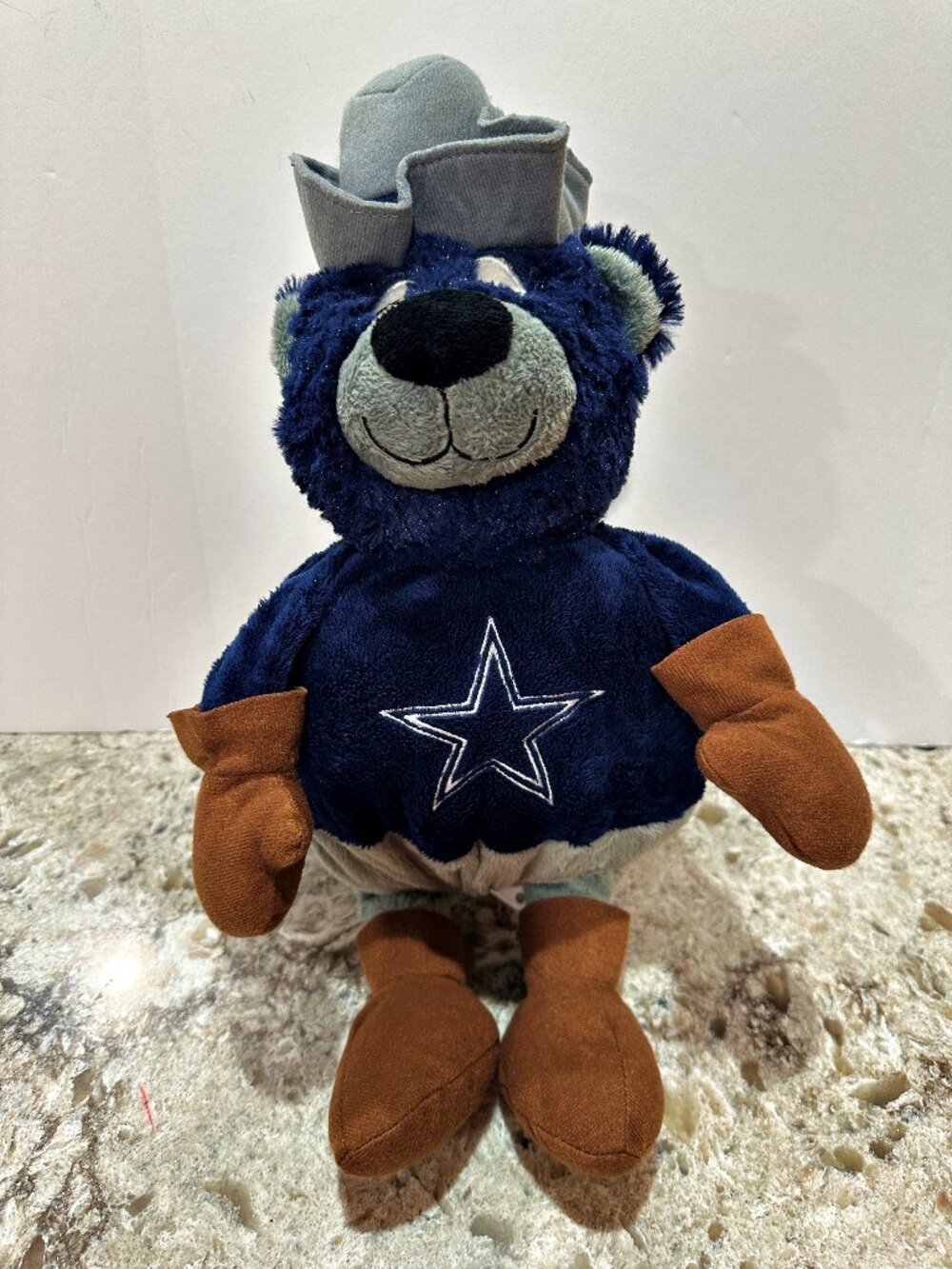 Dallas Cowboys Reverse a Pal Plush Bear Football Sports NFL Stuffed Animal Navy